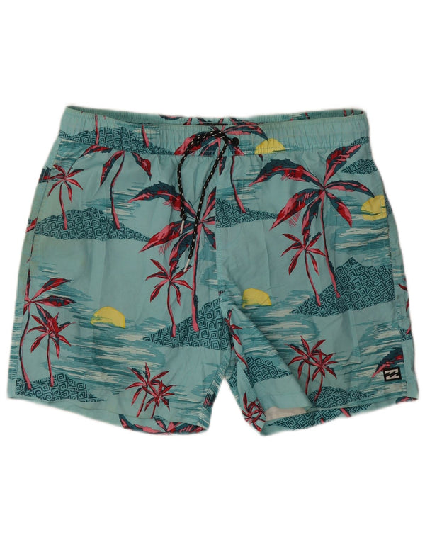 Billabong Short de bain graphique pour hommes grand bleu hawaïen