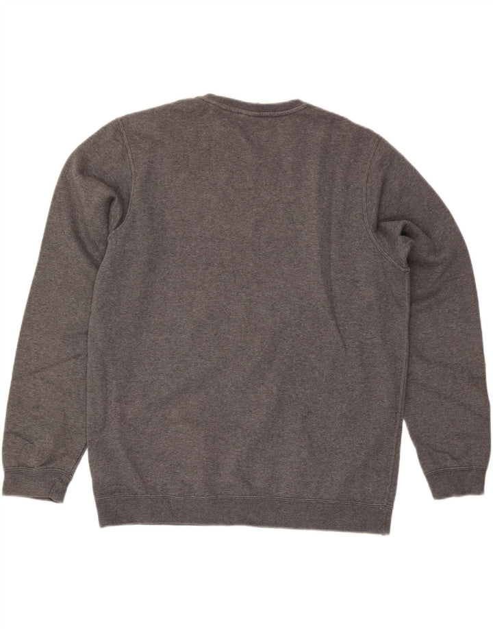 Nike Sweat-shirt pour homme en coton gris Taille L