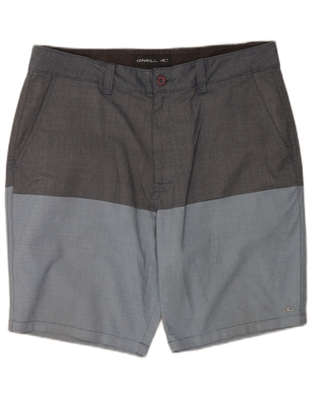 O'Neill Short Chino Homme W33 Coton Colorblock Gris Moyen