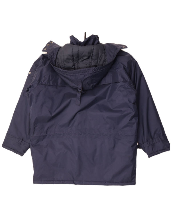 Helly Hansen Manteau matelassé surdimensionné à capuche pour homme UK 36 Small Bleu marine