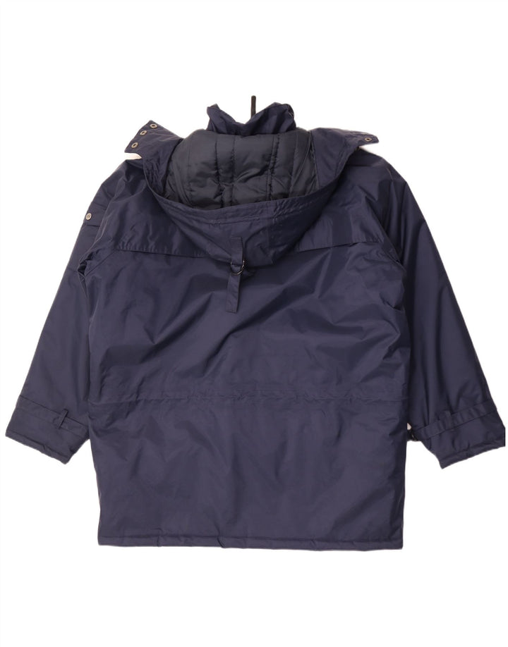 Helly Hansen Manteau matelassé surdimensionné à capuche pour homme UK 36 Small Bleu marine