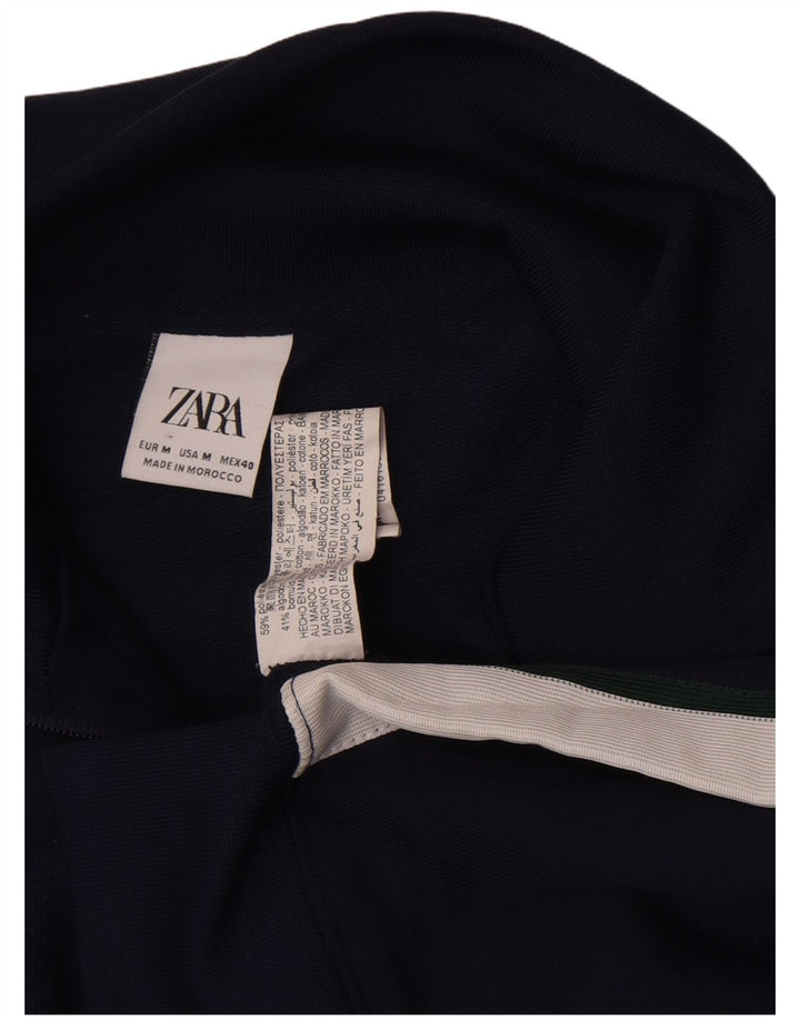 Zara Homme Survêtement Top Veste Bleu Marine Moyen Colorblock Polyester
