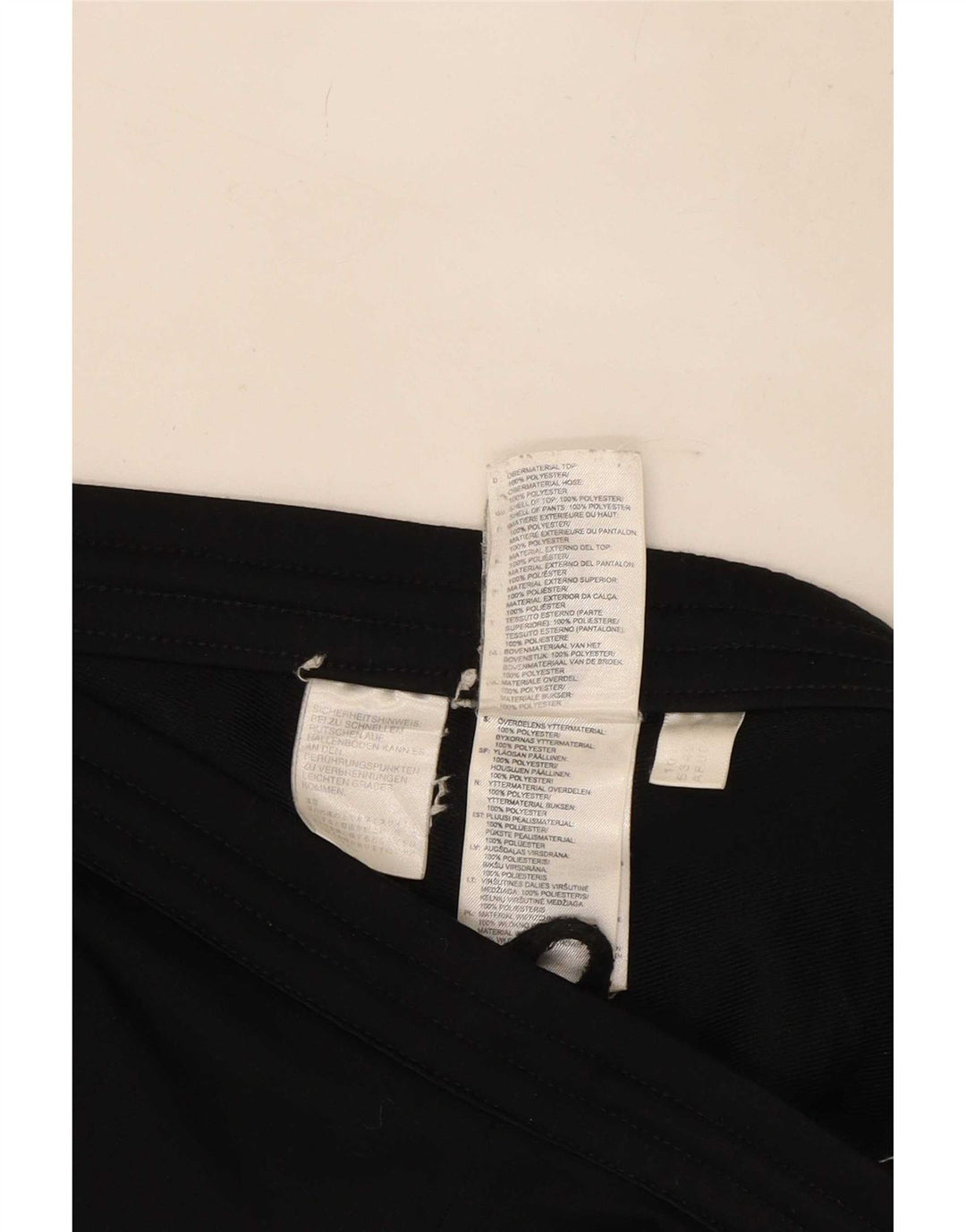 Adidas Pantalon de survêtement pour femme UK 8 Small Noir Polyester