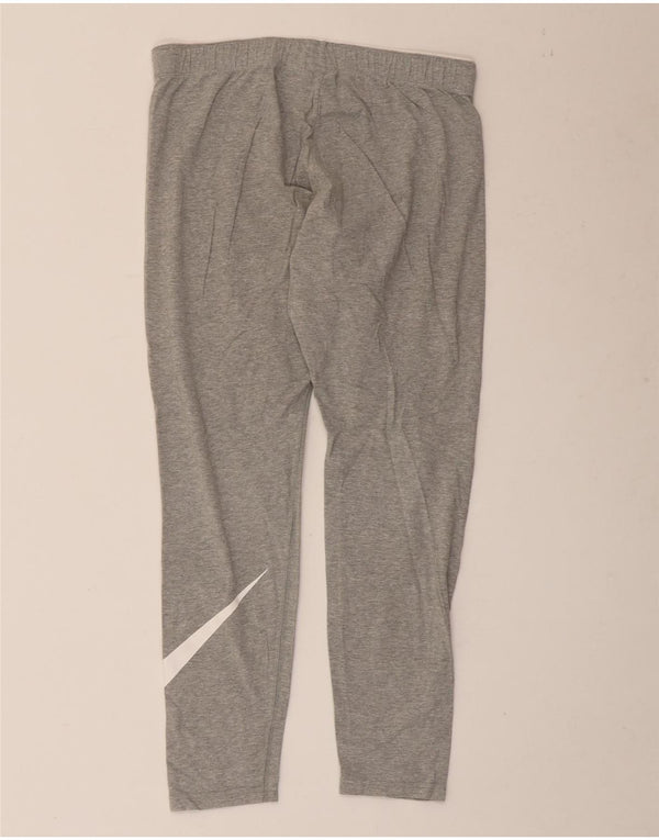 Nike Legging graphique pour femme UK 14 Grand coton moucheté gris
