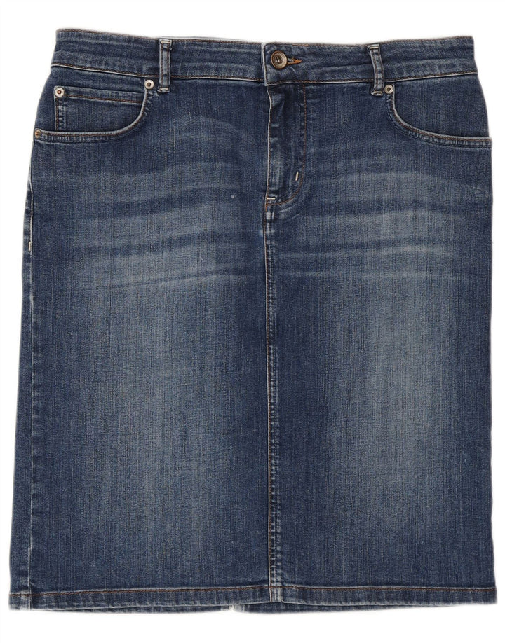 Henry Cottons Jupe en jean pour femme W32 Large Bleu Coton