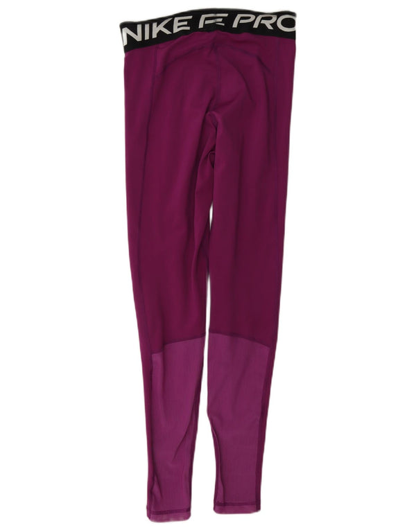 Nike Legging graphique pour femme UK 8 Small Violet Colourblock