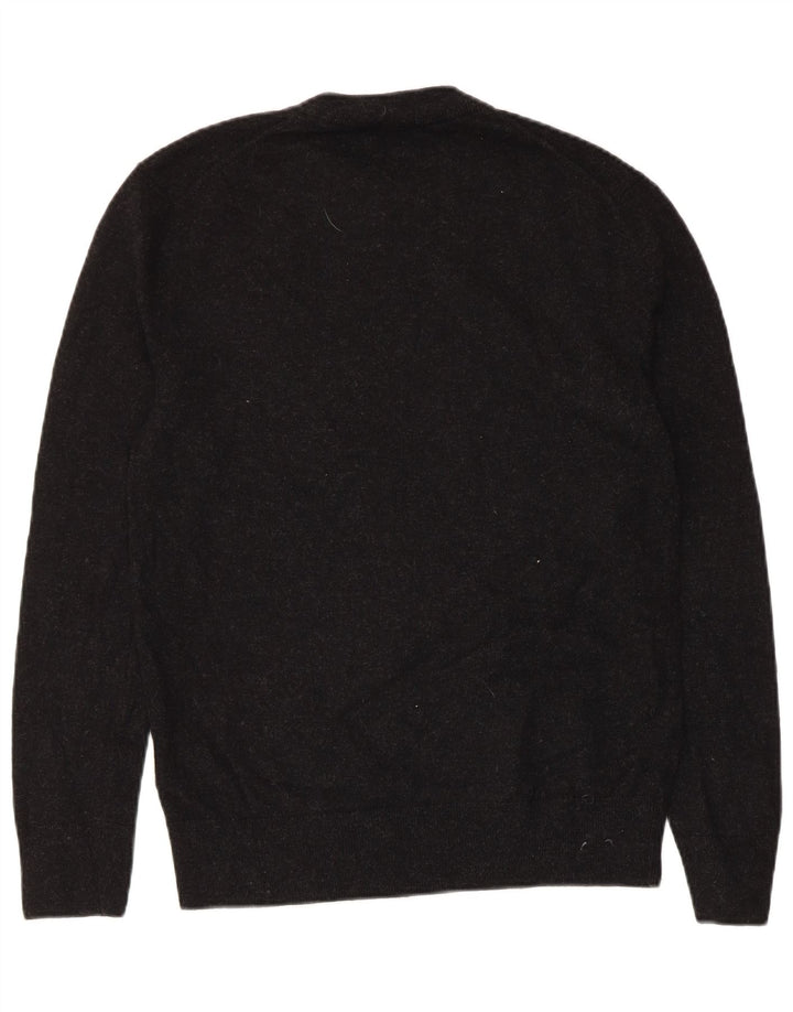 Cos Pull à col rond pour femme UK 10 Petite laine noire