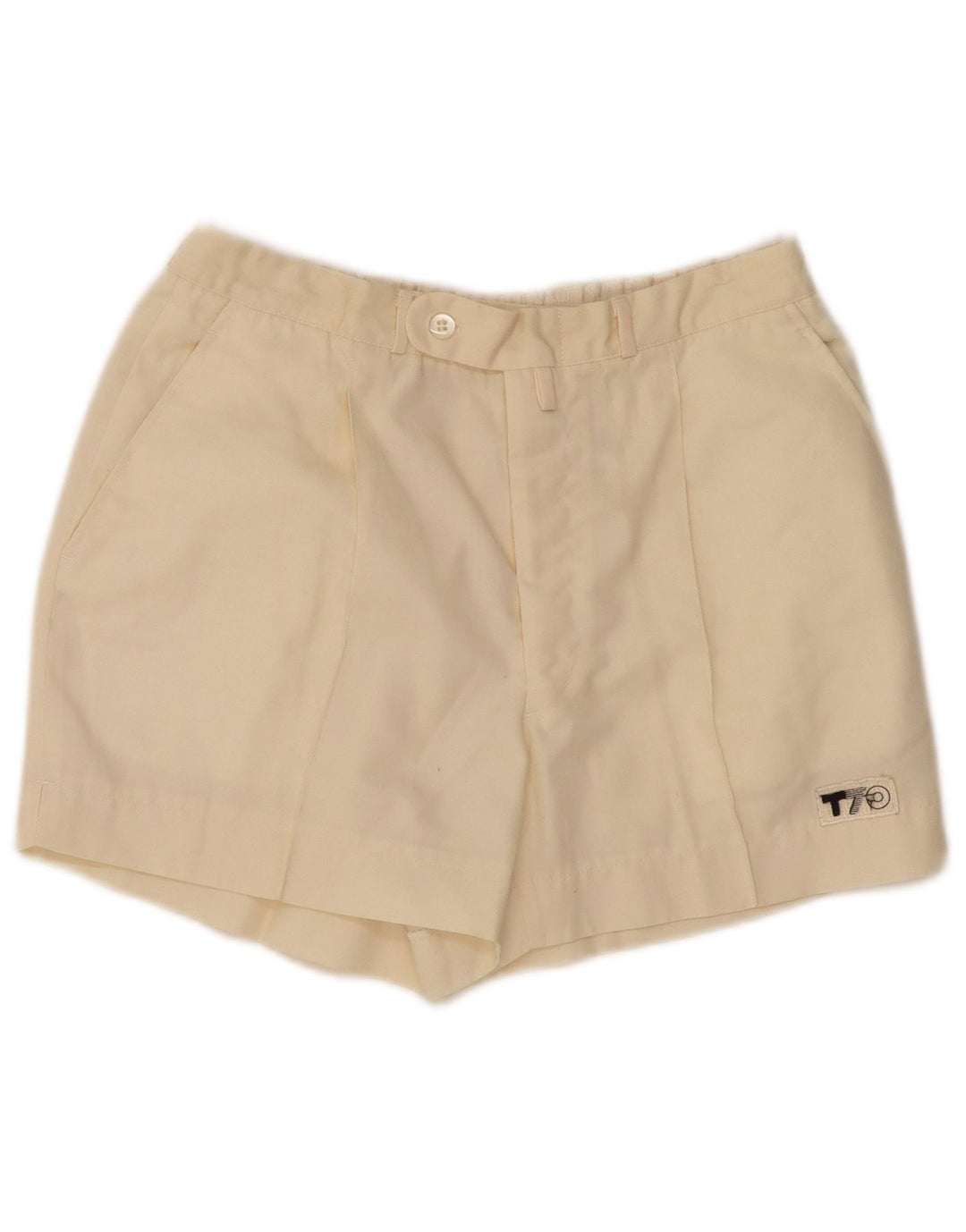 VINTAGE Short Chino Femme W28 Medium Off White