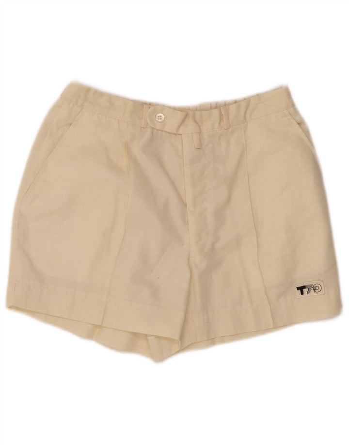 VINTAGE Short Chino Femme W28 Medium Off White