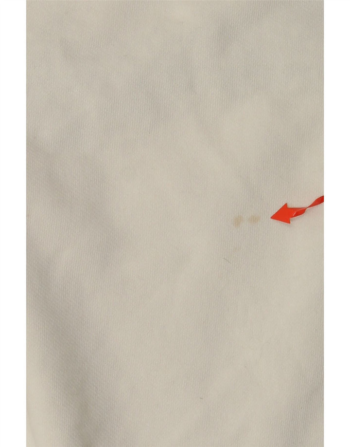 RICHMOND Sweat-shirt graphique surdimensionné pour femme UK 10 Petit Blanc