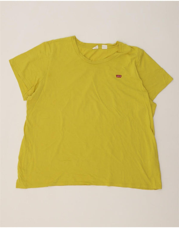 Levi's T-Shirt Homme 3XL Jaune Coton