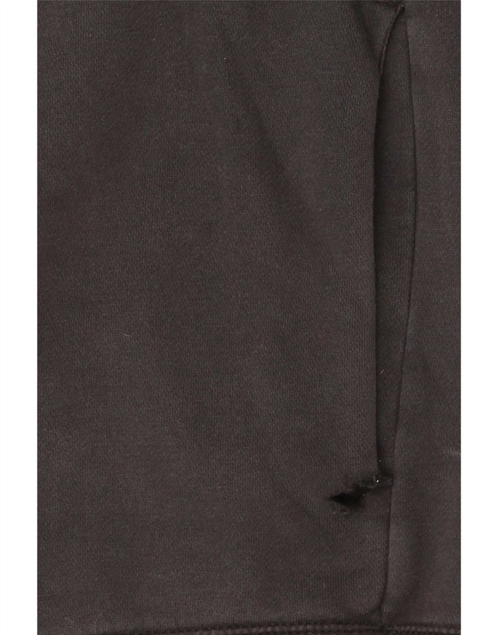 Jordan Pull à capuche zippé pour homme en coton noir moyen