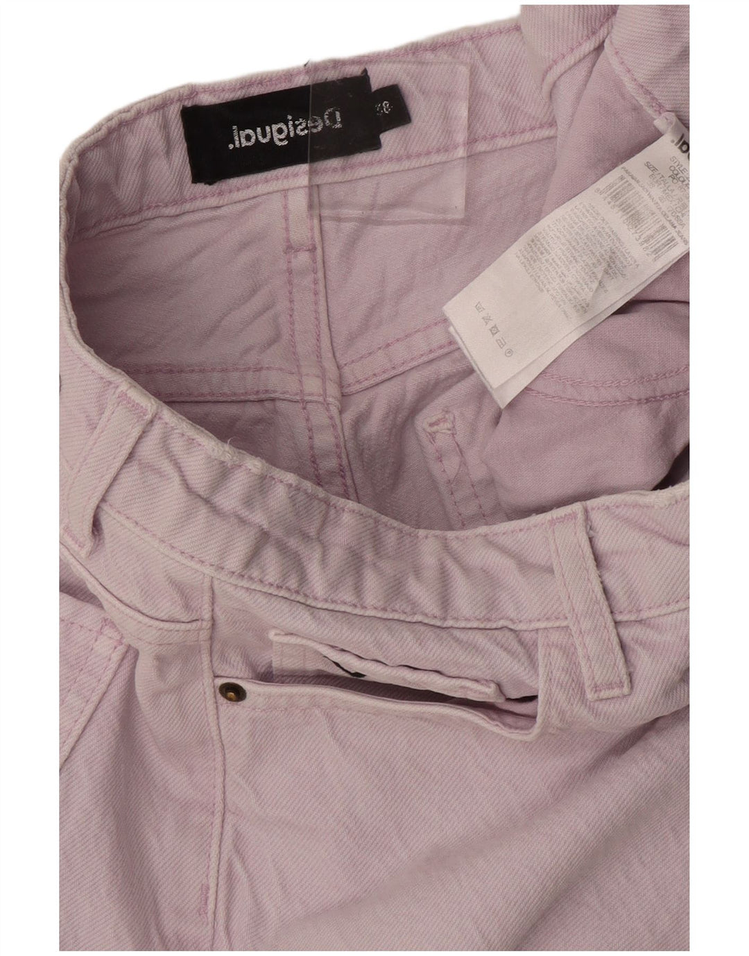 DESIGUAL Jean droit femme EU 38 Medium W26 L27 Violet Coton