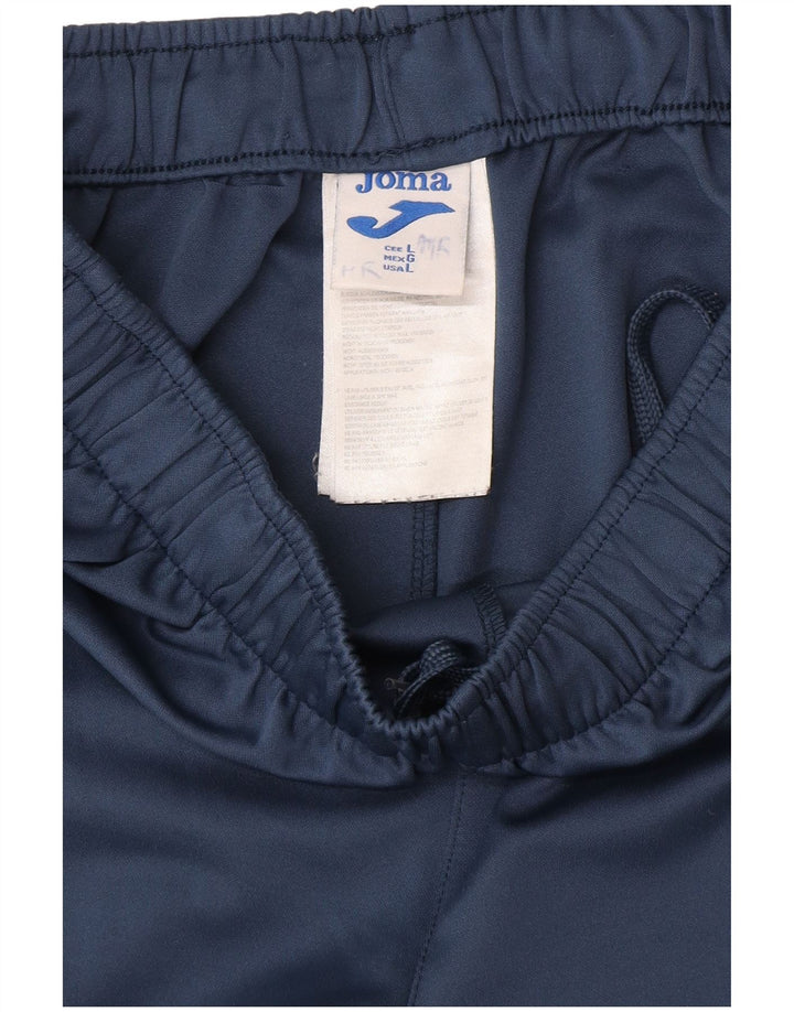 Joma Mens Graphic Bermuda Sport Short Large Bleu Marine Polyester