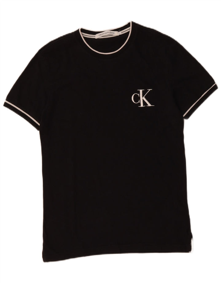 CALVIN KLEIN JEANS T-Shirt Homme Haut Petit Noir Coton