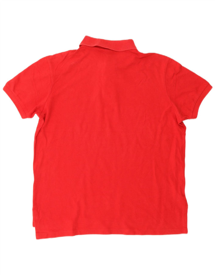 Ralph Lauren Polo ajusté sur mesure pour homme en coton rouge moyen