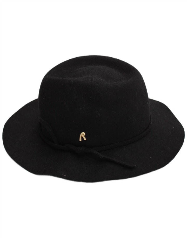 Replay Chapeau Fedora Femme Taille Unique Noir Laine Classique