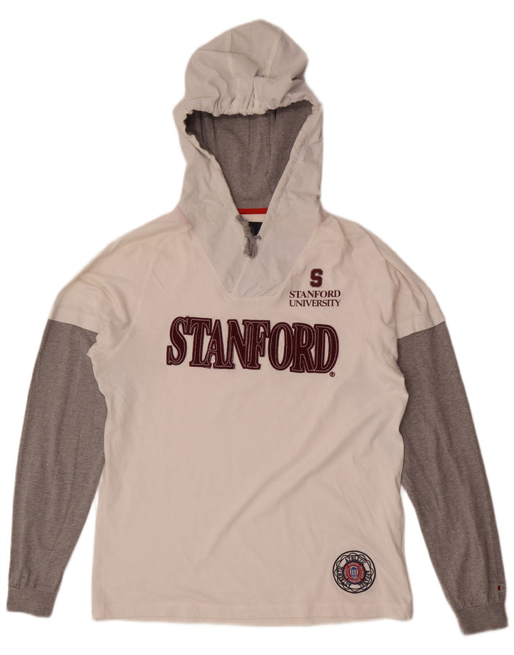 Champion Haut à manches longues pour homme Stanford University Graphic Blanc XL