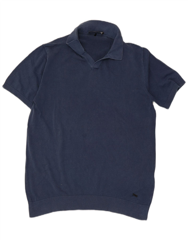 LIU JO Polo Homme XL Bleu Marine Coton