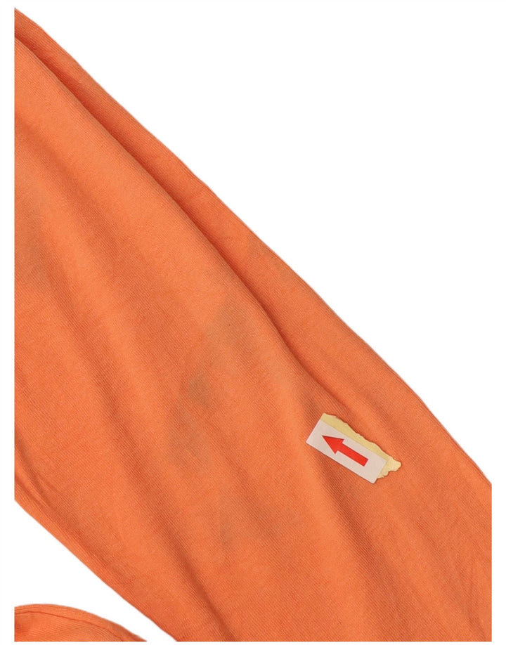 Eddie Bauer Haut pour femme à manches 3/4 UK 12 en coton orange moyen