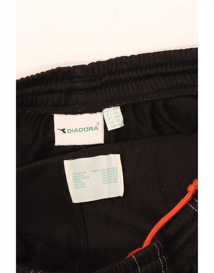 Diadora Pantalon de survêtement cargo pour homme UK 40 Medium Noir Polyester