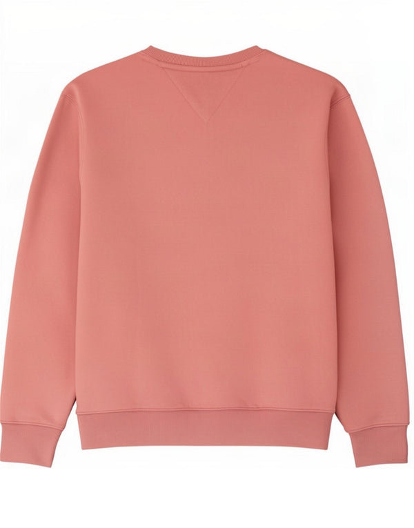 Tommy Hilfiger Sweat-shirt pour homme en coton rose Large