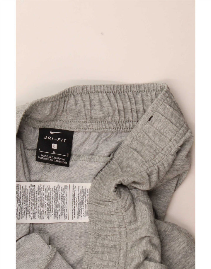 Nike Short décontracté pour homme en coton gris Taille L