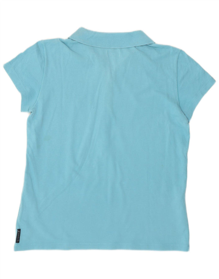 Armani Polo Femme UK 14 Bleu Moyen