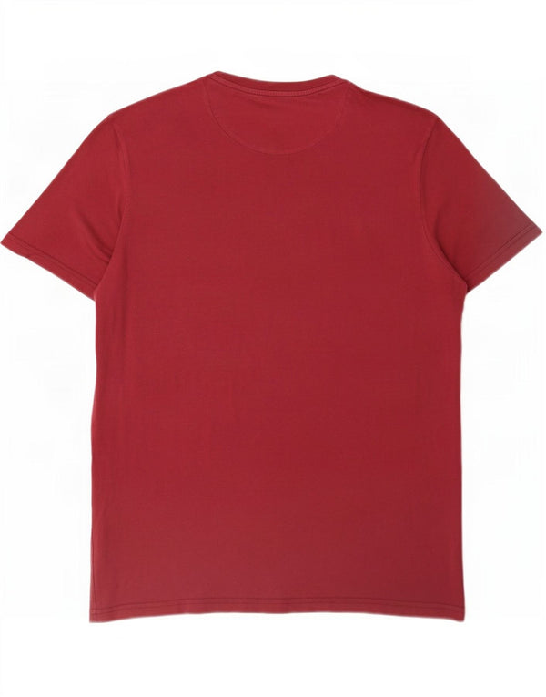 Lyle & Scott T-Shirt Homme Haut Large Coton Bordeaux