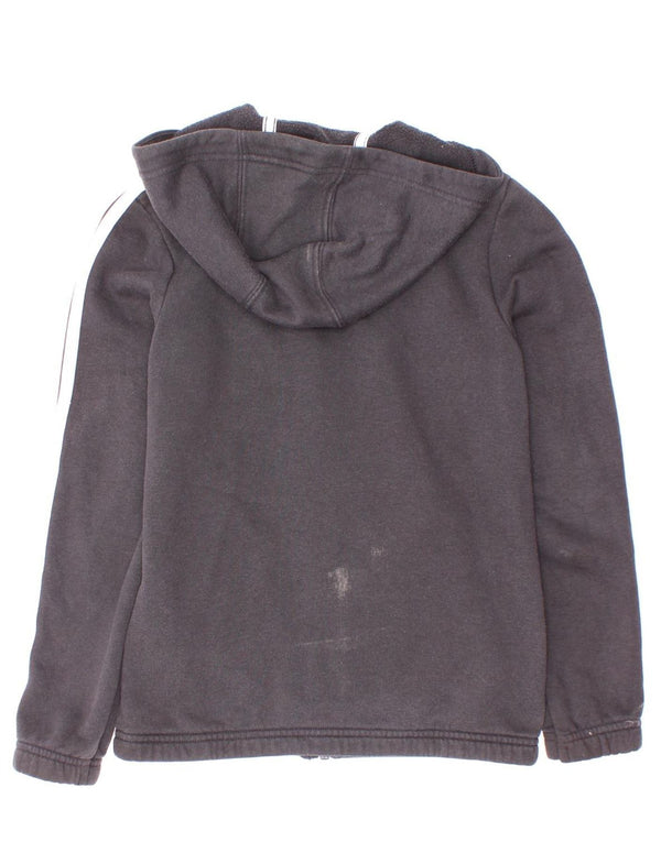 Adidas Pull à capuche zippé fille 9-10 ans Noir Coton