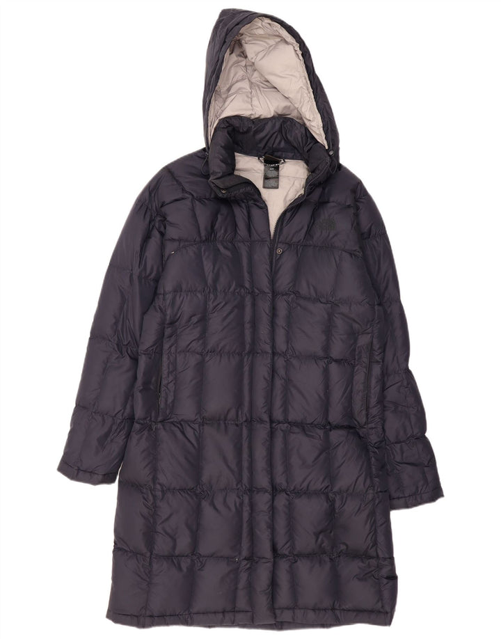 THE NORTH FACE Manteau rembourré à capuche pour femme UK 14 Polyester bleu marine moyen