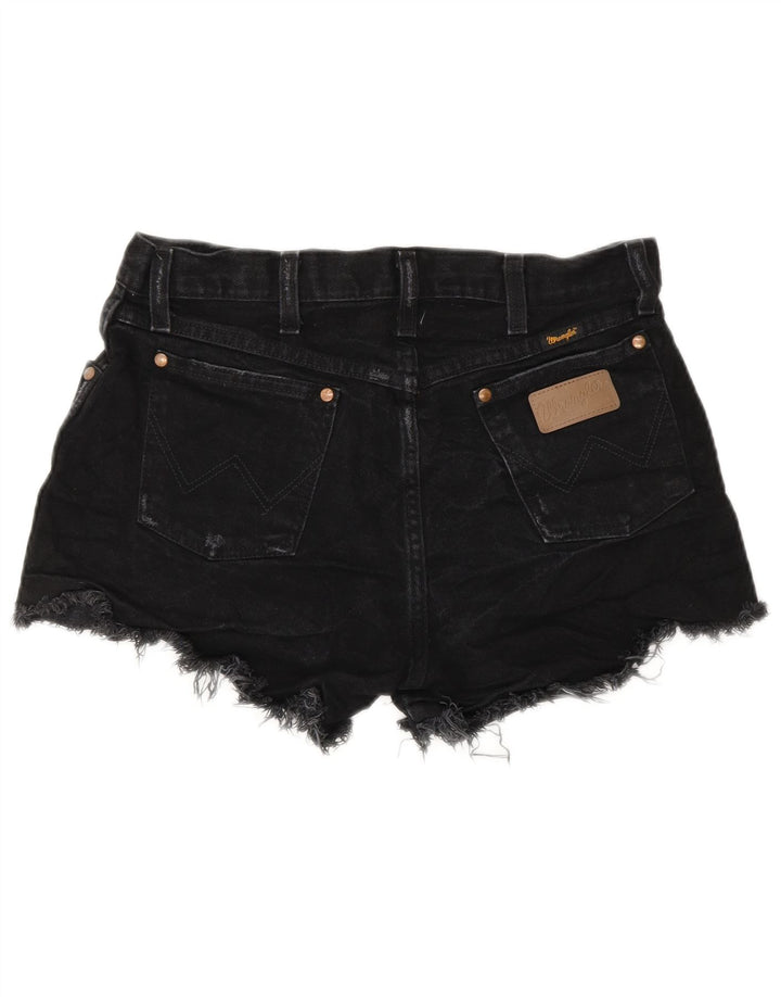 WRANGLER Short en jean vieilli pour femme W32 Large Noir