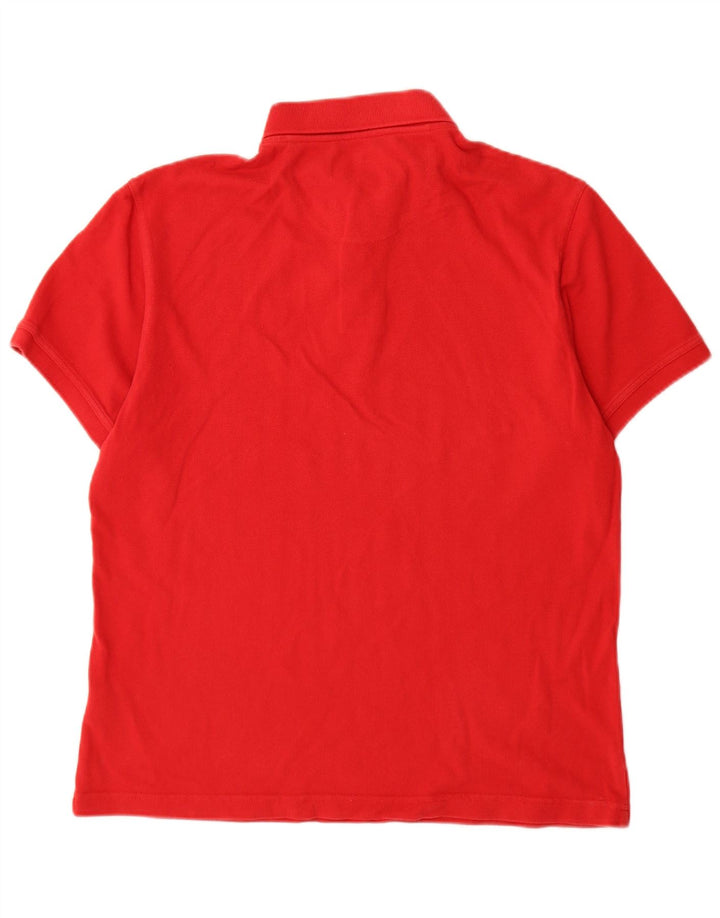 Barbour Polo Homme Grand Coton Rouge