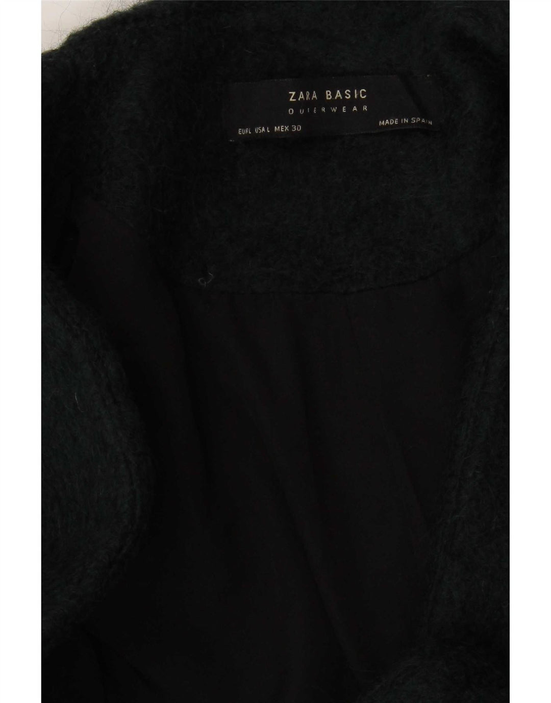 Zara Manteau croisé pour femme UK 16 Large Vert