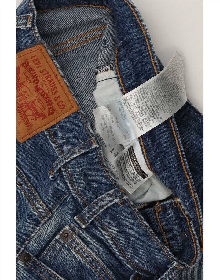 Levi's Jean Droit 505 Femme W25 L30 Bleu Coton