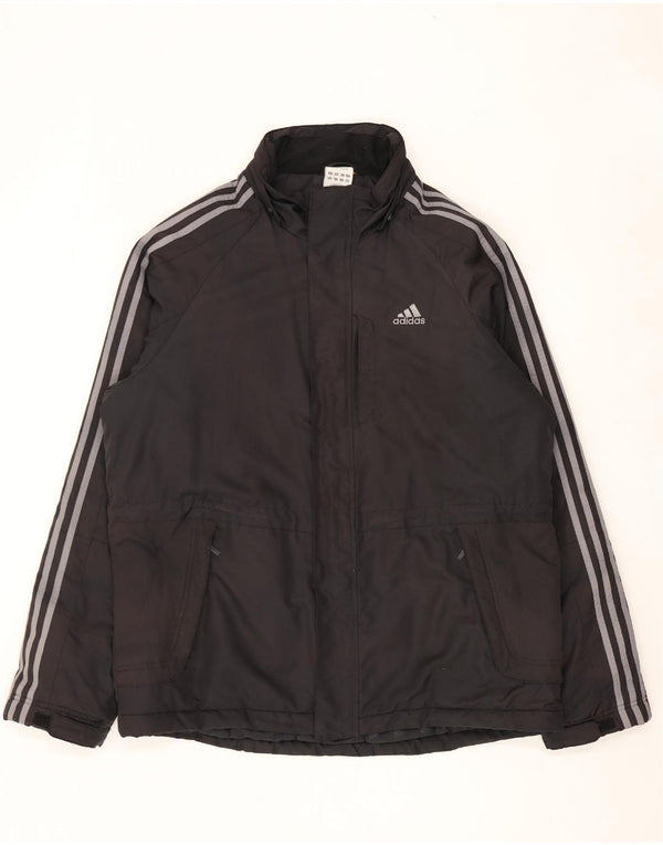 ADIDAS Veste coupe-vent pour hommes UK 40 Large Noir Polyester