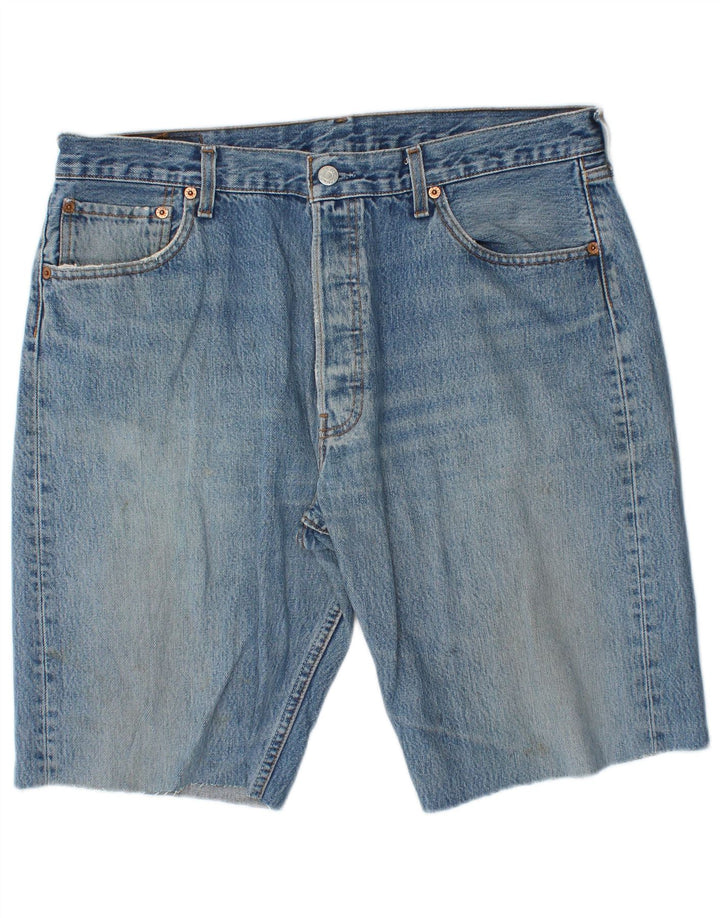 Levi's Short en Jean 501 W36 Homme Bleu Moyen
