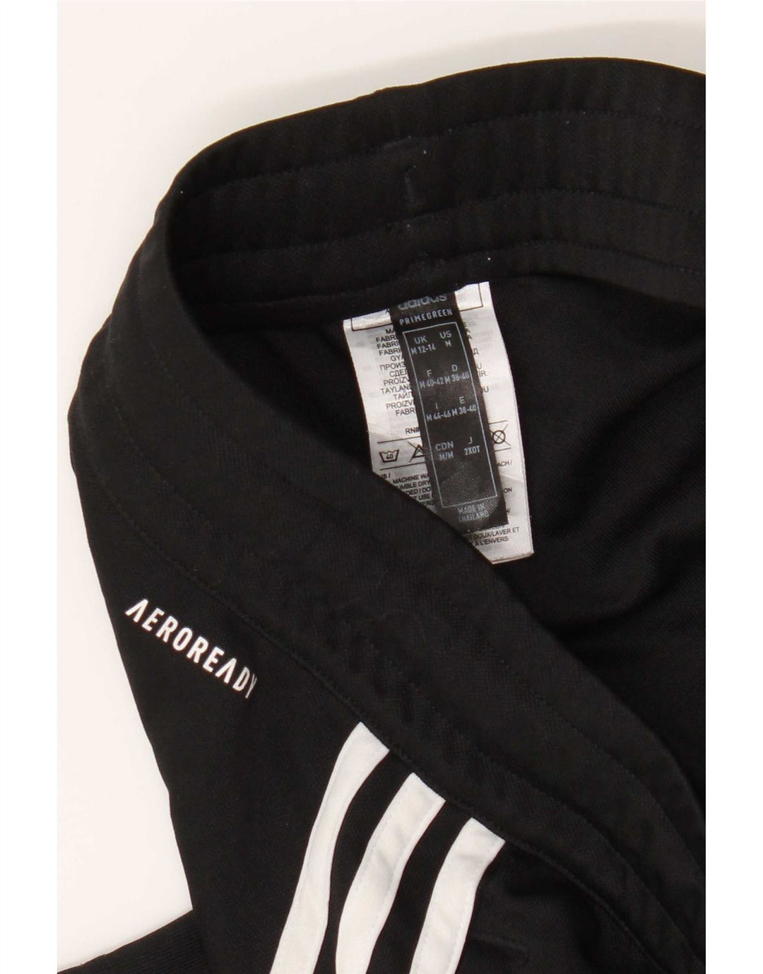 Adidas Pantalon de survêtement Aeroready pour femme UK 14 Medium Noir Polyester