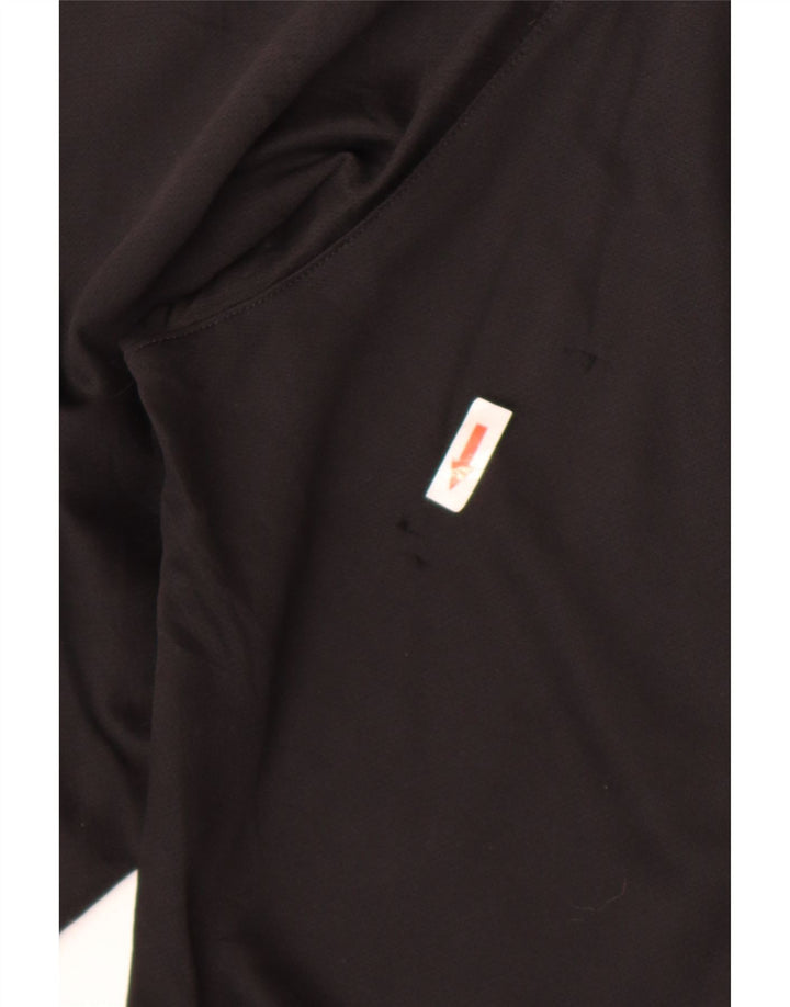 Adidas Pantalon de survêtement Capri pour femme UK 14 Medium Noir Polyester