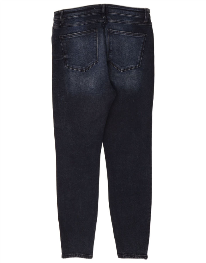 Jean skinny ZARA femme EU 40 moyen W30 L27 bleu marine coton