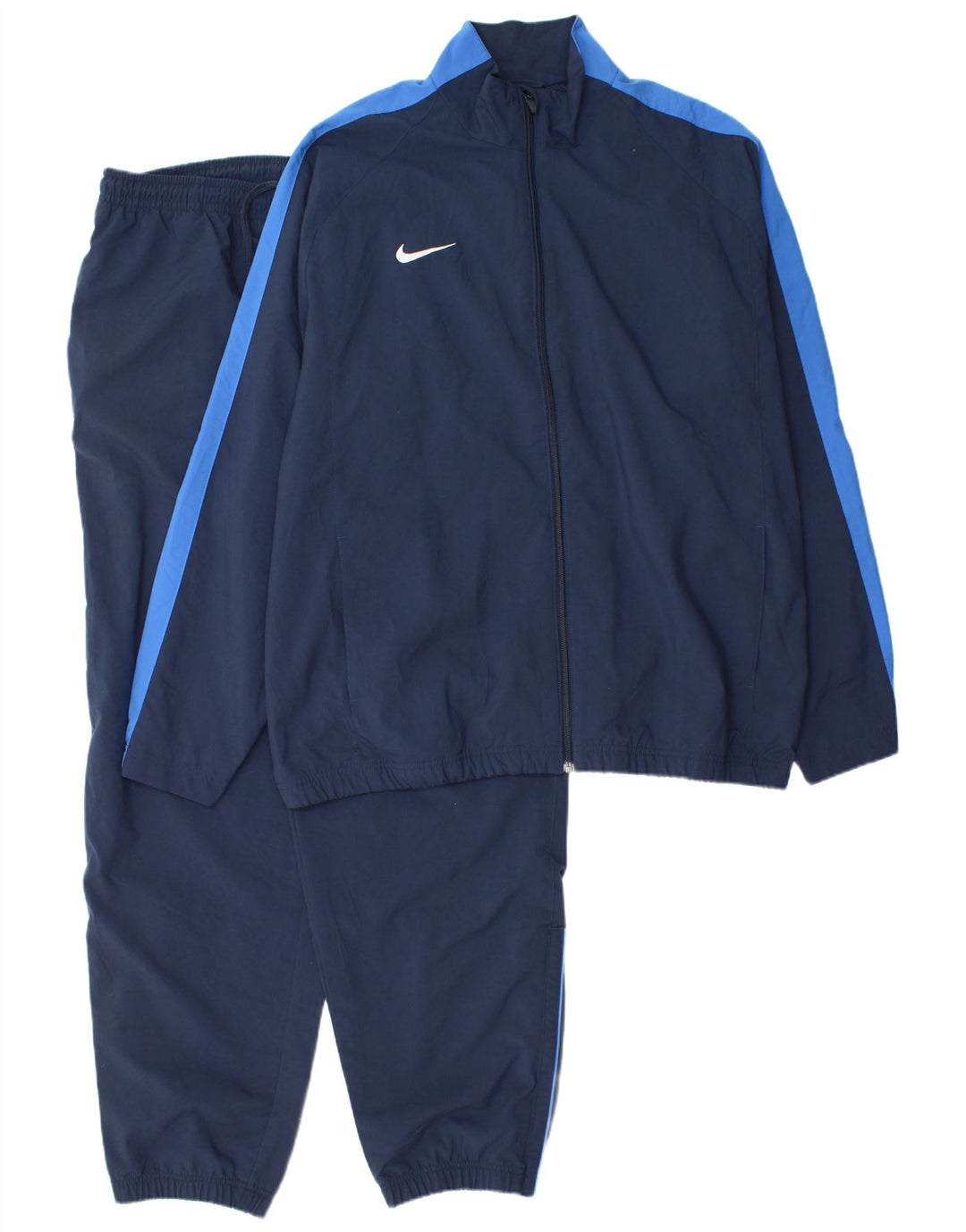 Nike Survêtement complet pour homme UK 44/46 XL Bleu marine Colorblock Polyester