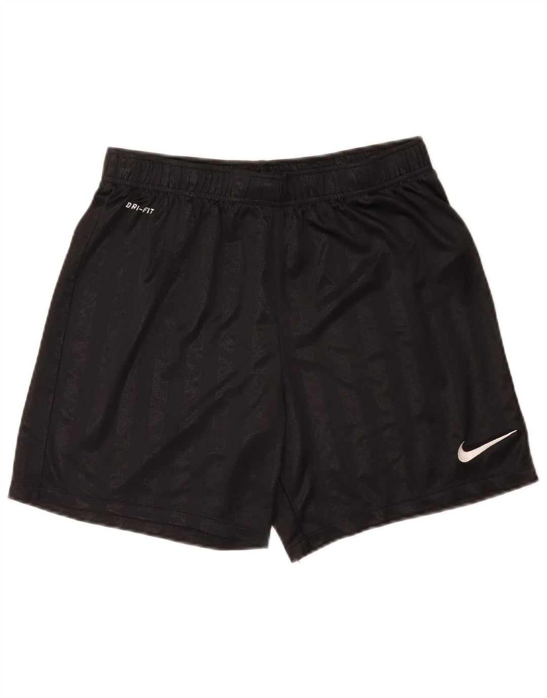 Nike Short de sport Dri Fit pour homme en polyester rayé noir moyen