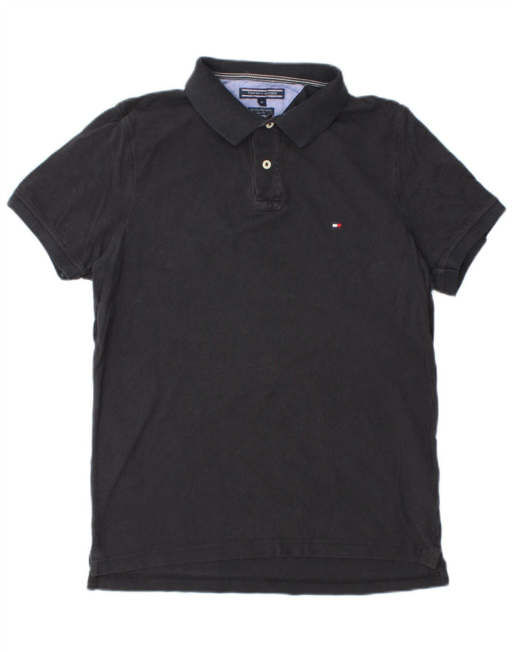 TOMMY HILFIGER Polo Slim Fit Homme Bleu Marine Moyen Coton