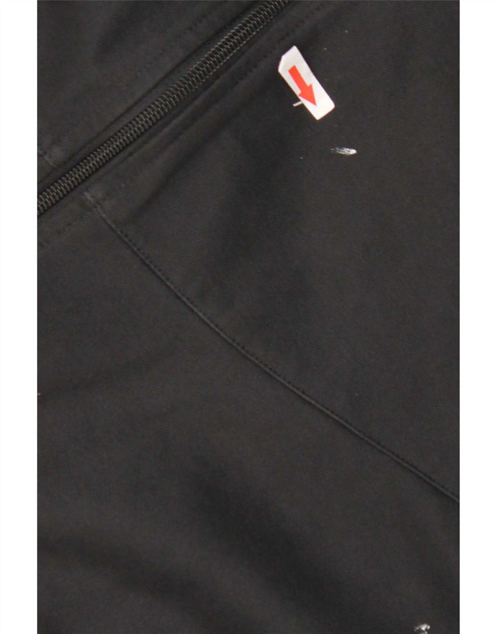 Reebok Veste de Survêtement Graphique Homme Large Noir Colorblock Coton