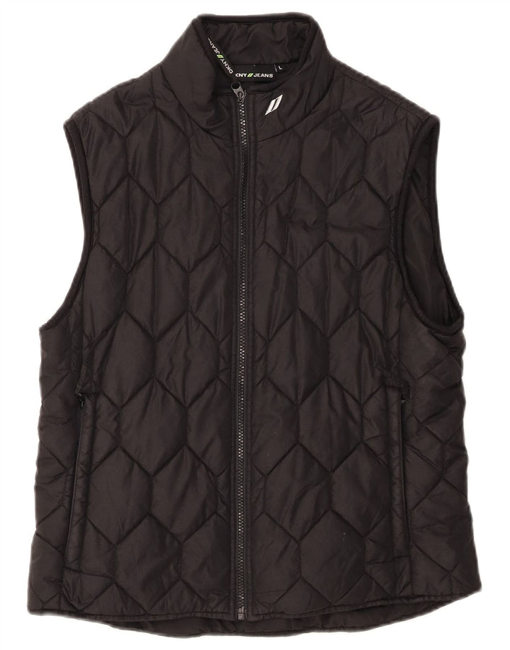 Dkny Gilet rembourré pour garçon 11-12 ans Grand nylon noir