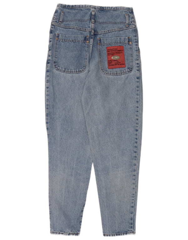 vintage Femme Tapered Jeans Moyen W28 L29 Coton Bleu