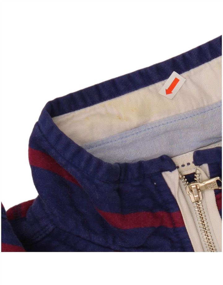 CREW CLOTHING Sweat-shirt pour femme UK 16 Large Bleu marine rayé