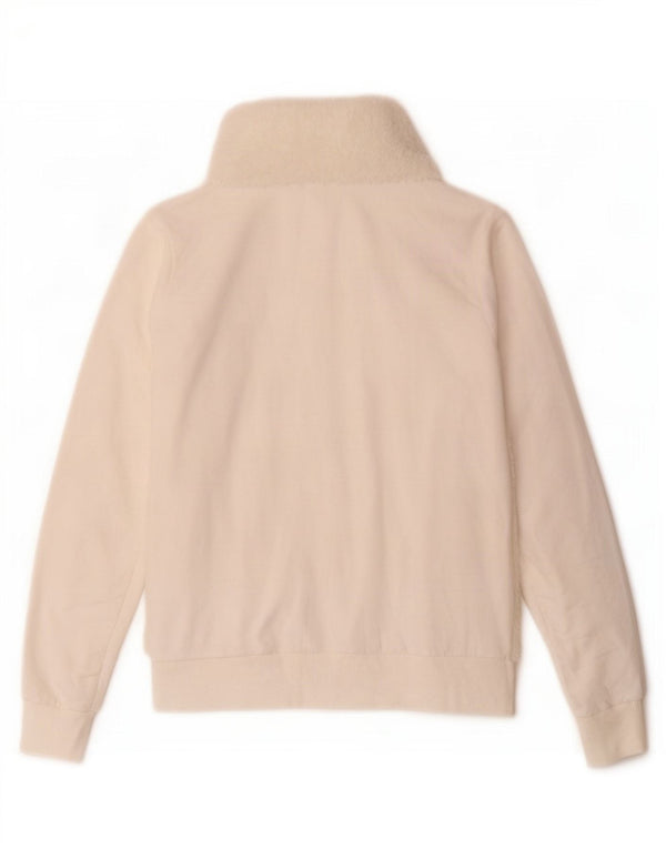 Freddy Femmes Graphique Surdimensionné Survêtement Top Veste UK 10 Petit Blanc
