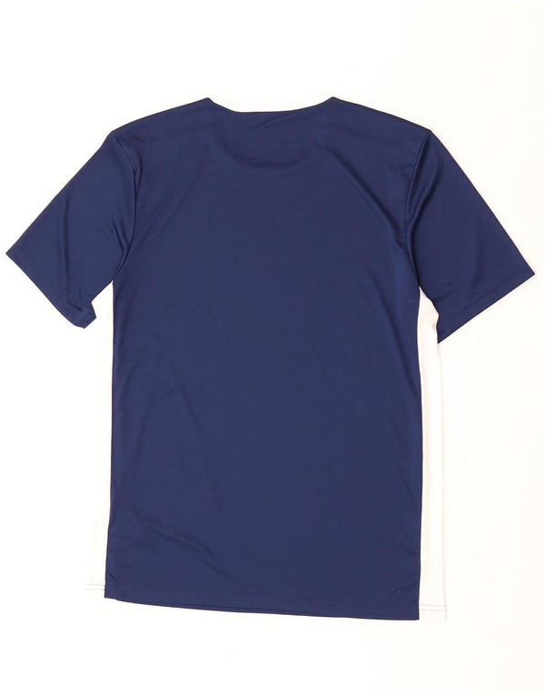 Adidas Hommes Aeroready T-Shirt Haut Grand Bleu Marine Colorblock Polyester