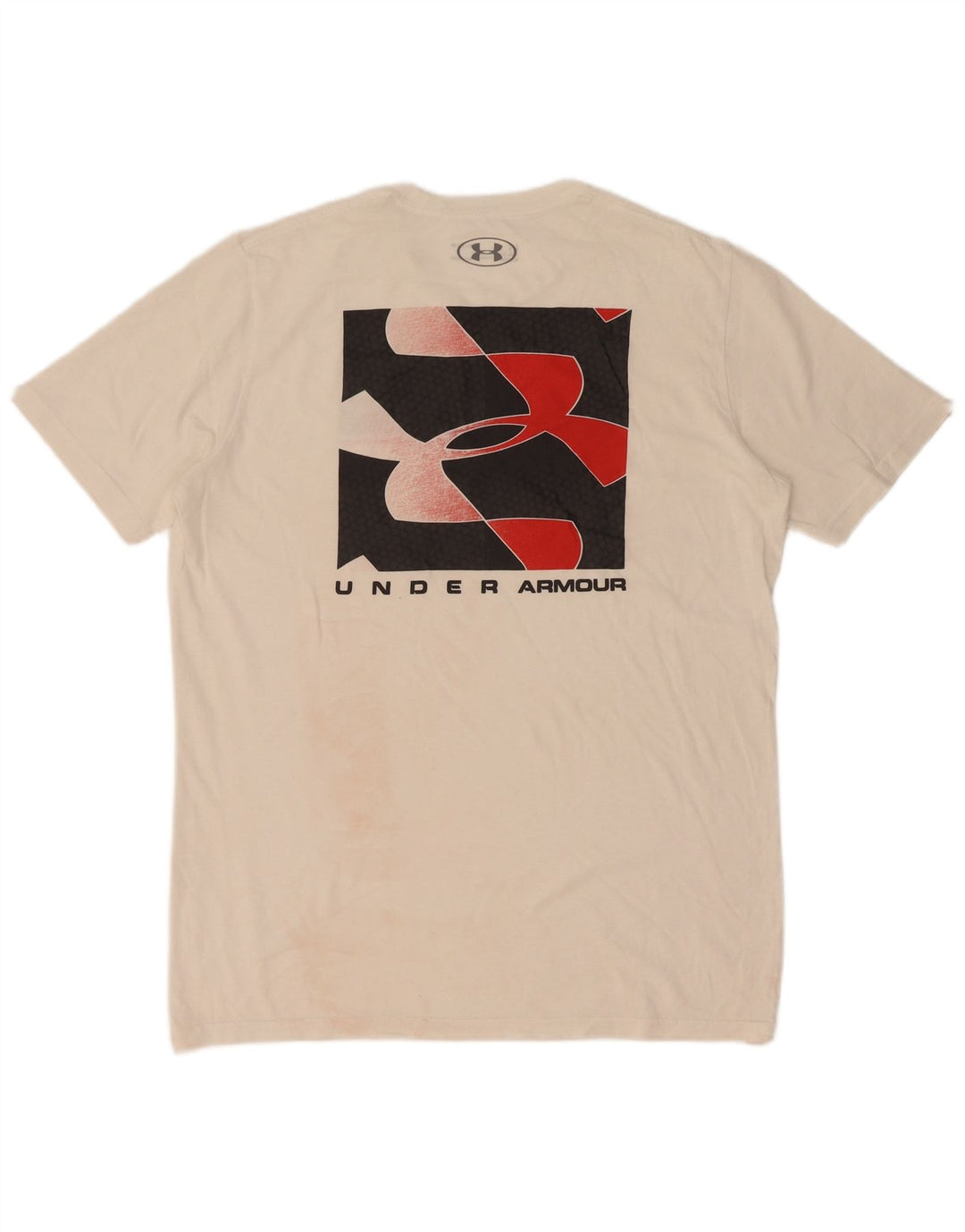 Under Armour Tee-Shirt Heat Gear Graphic Homme Blanc Moyen